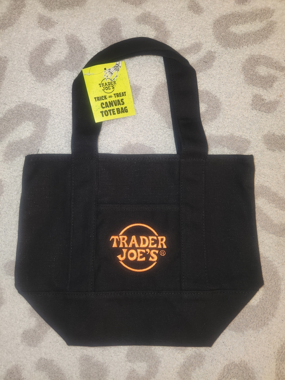 Trader Joe's Halloween Canvas Tote Bag
